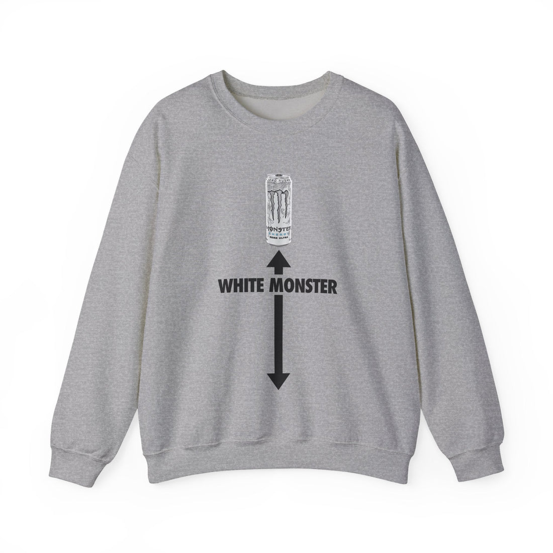 White Monster Crewneck