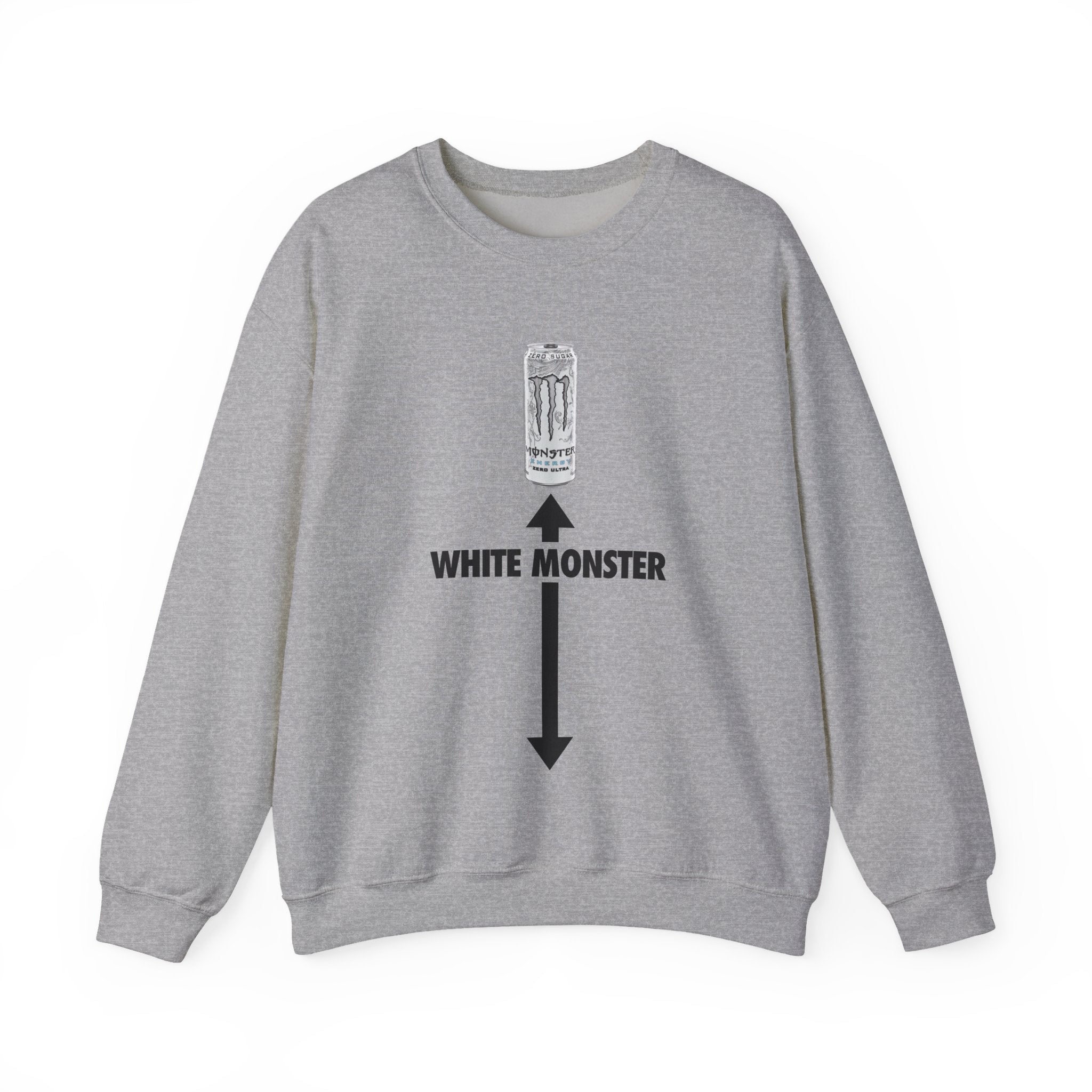 White Monster Crewneck