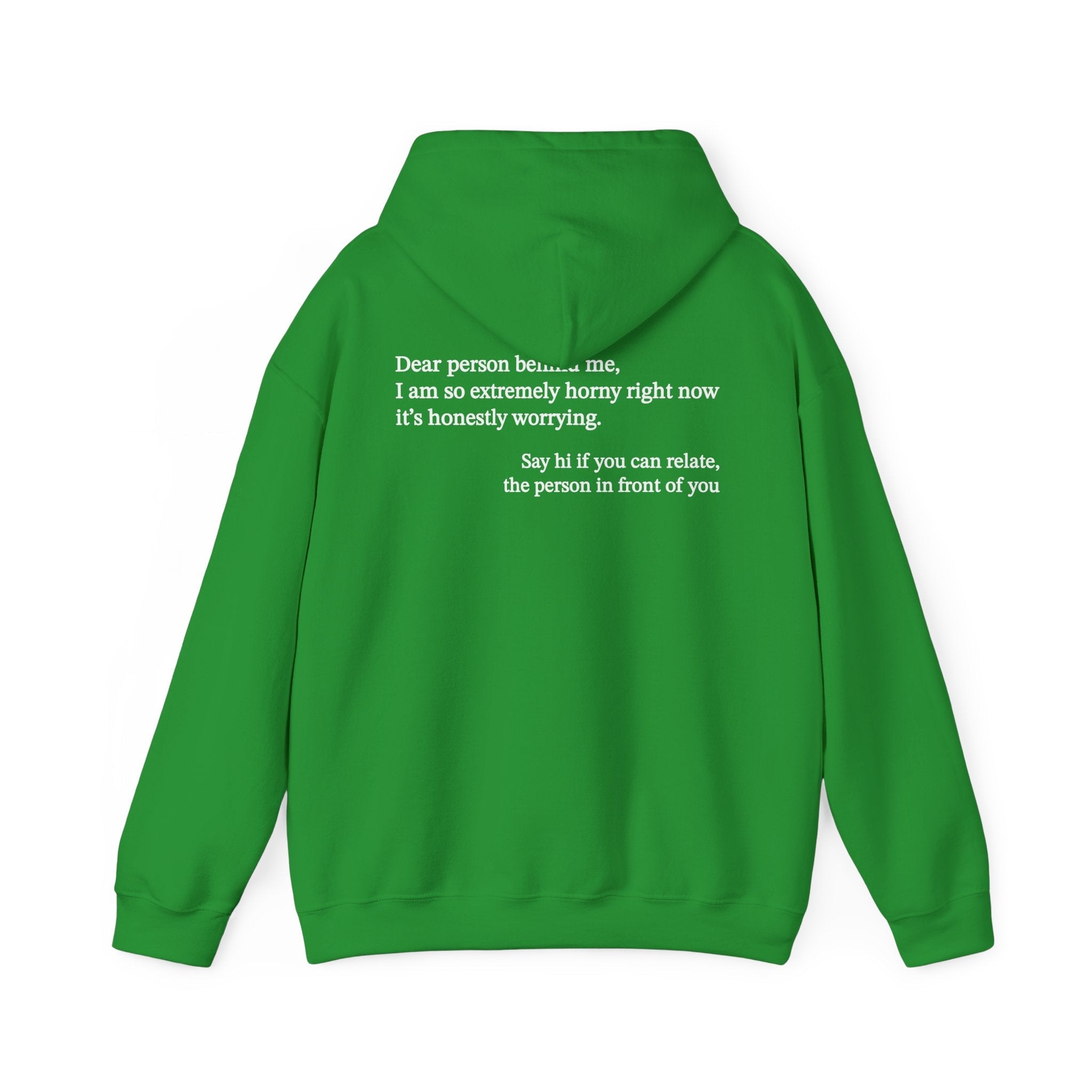 Dear Person Behind Me Horny Hoodie