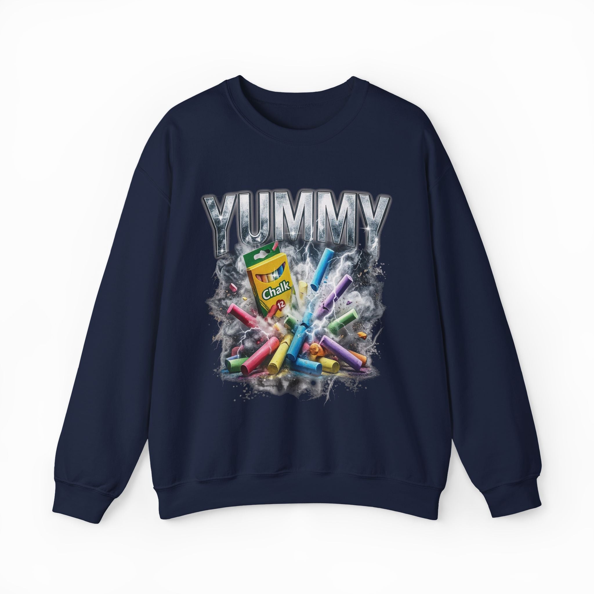 Yummy Chalk Vintage Rap Crewneck