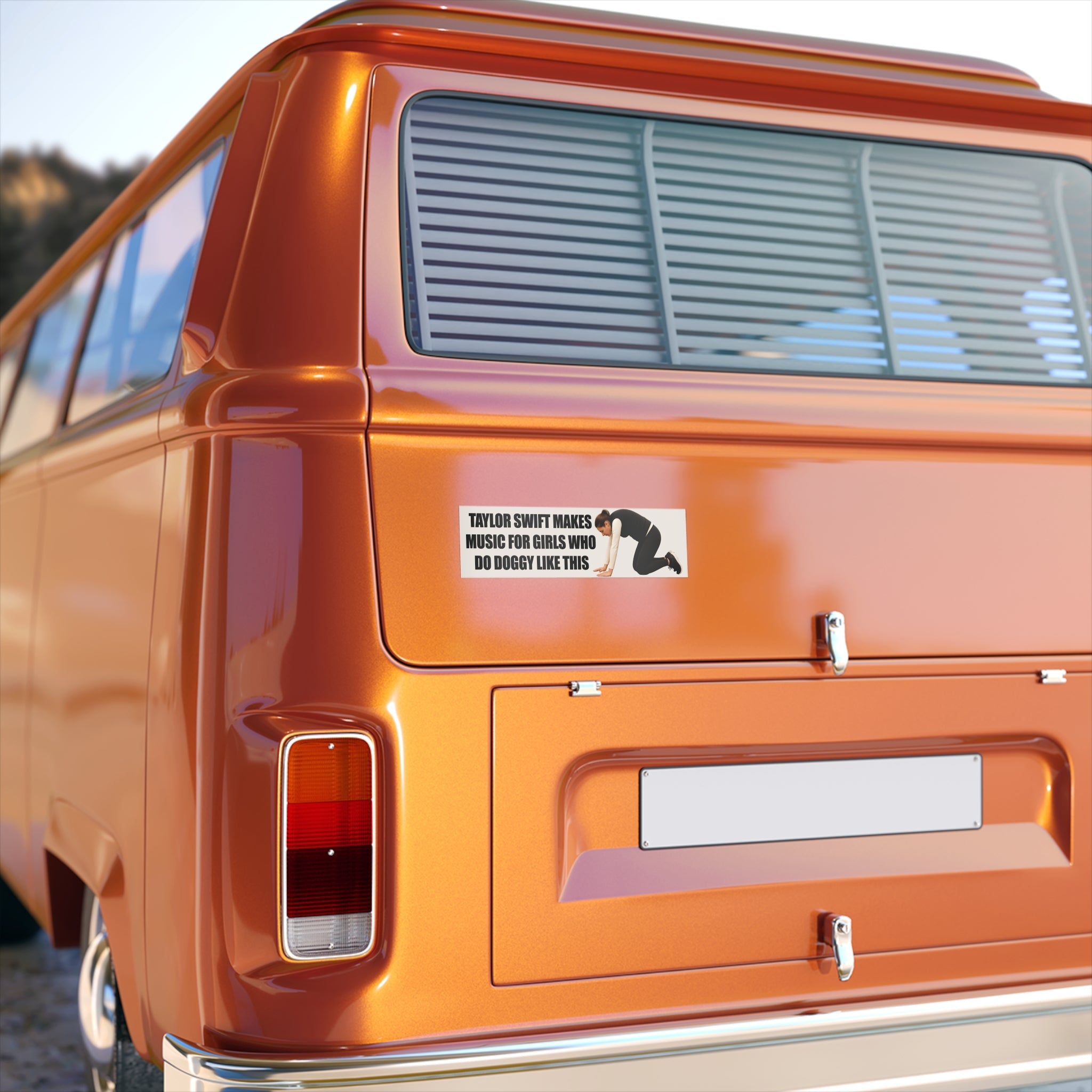 T Swift Makes Music For Girls Who Do Doggy Like This Bumper Sticker