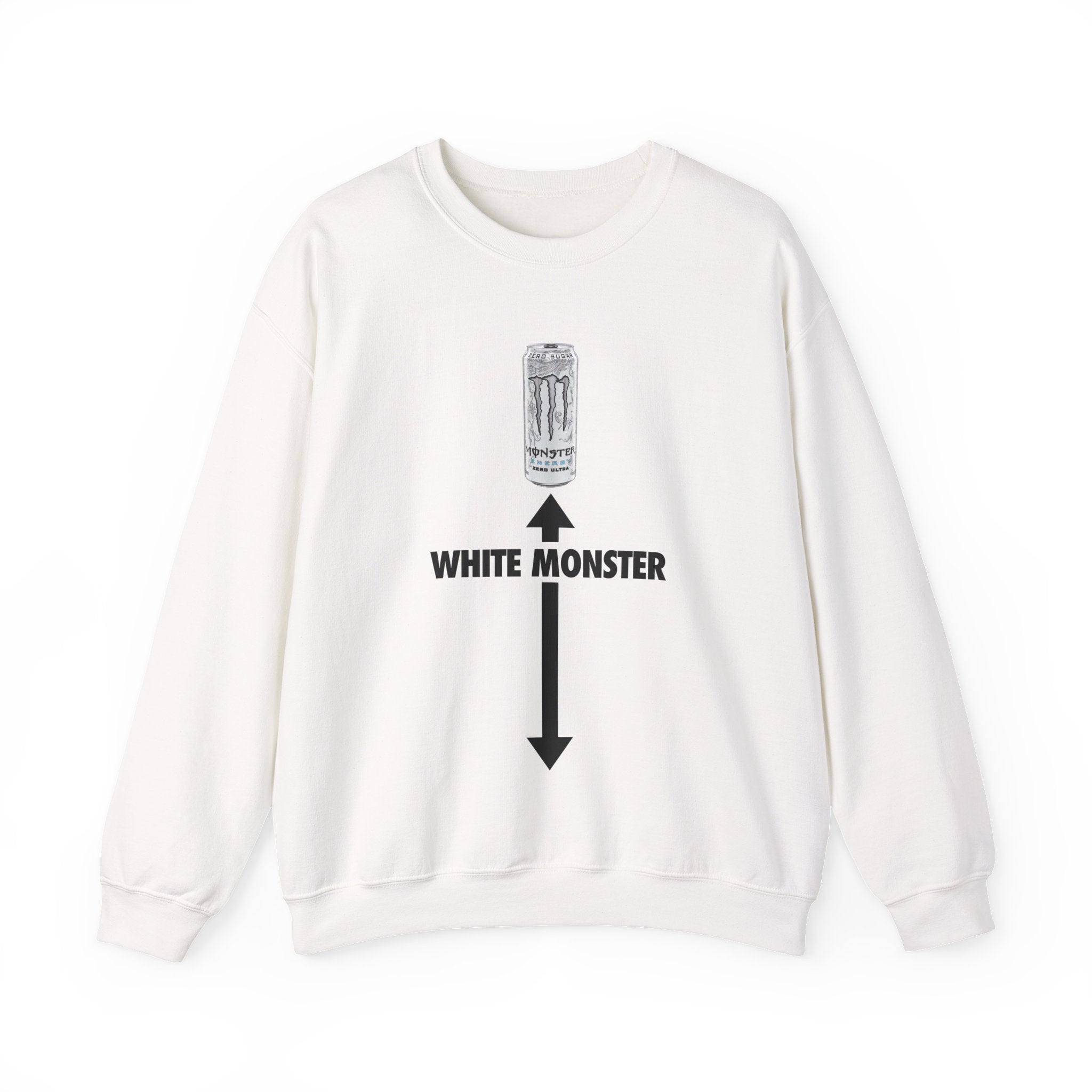 White Monster Crewneck