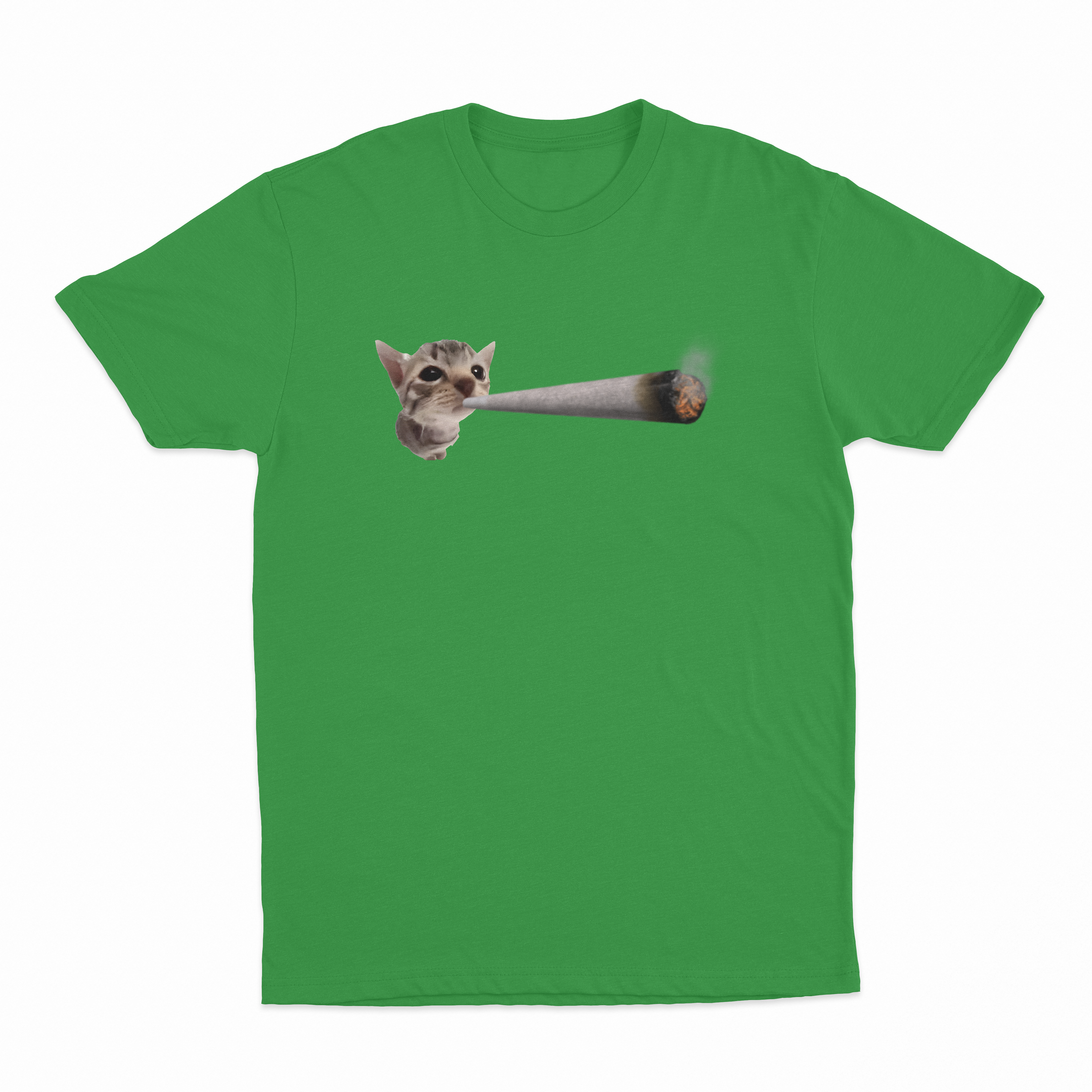 Cat Smoking Joint T-Shirt