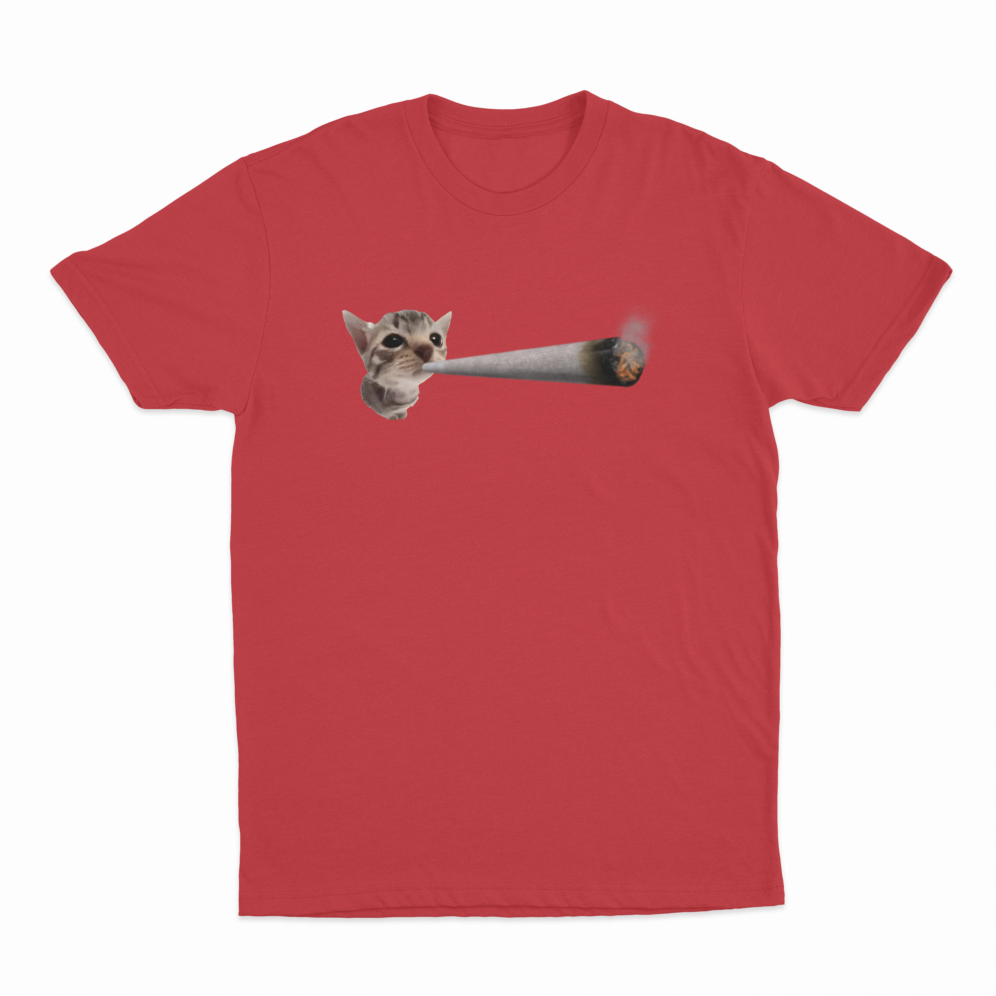 Cat Smoking Joint T-Shirt