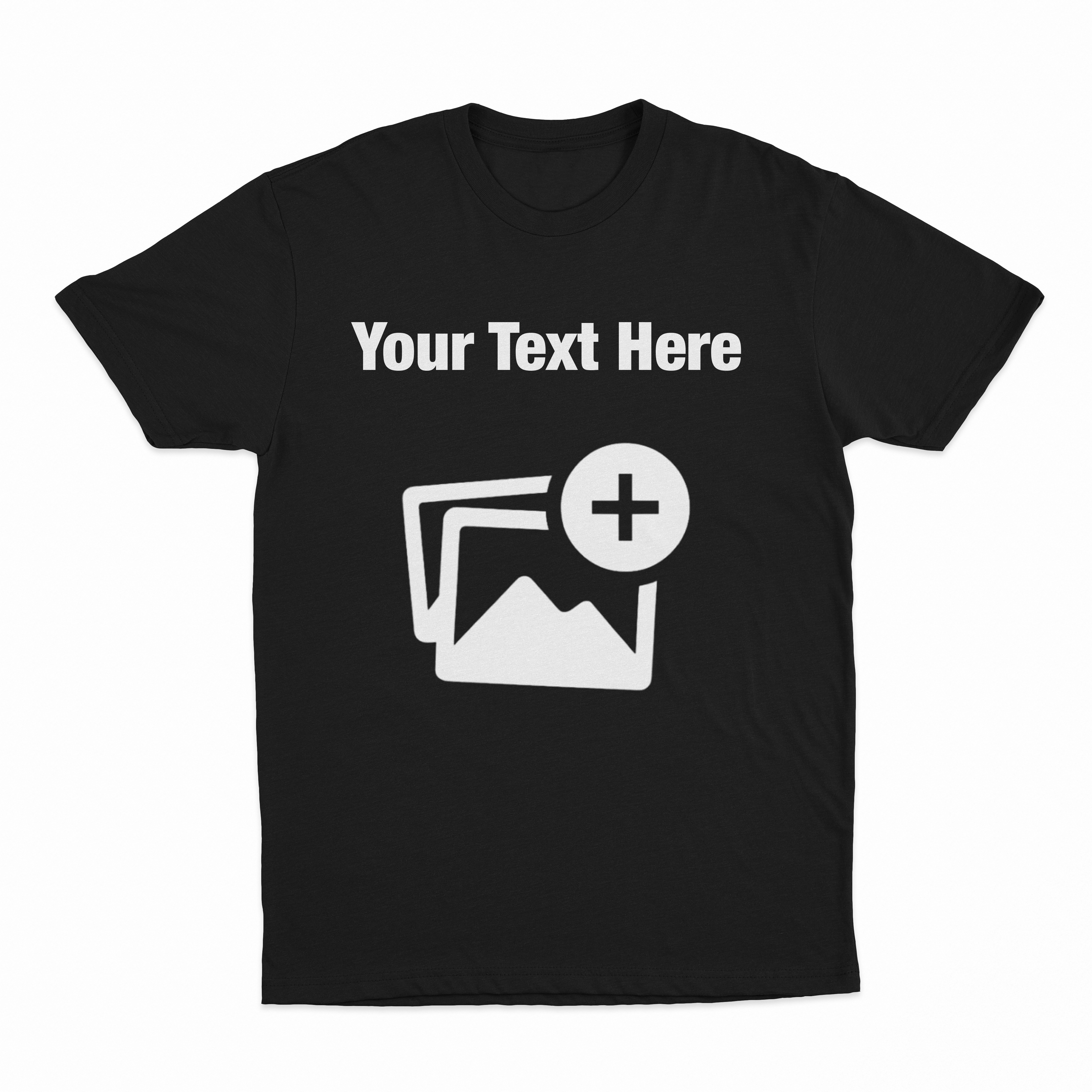 Custom Text & Photo T-Shirt
