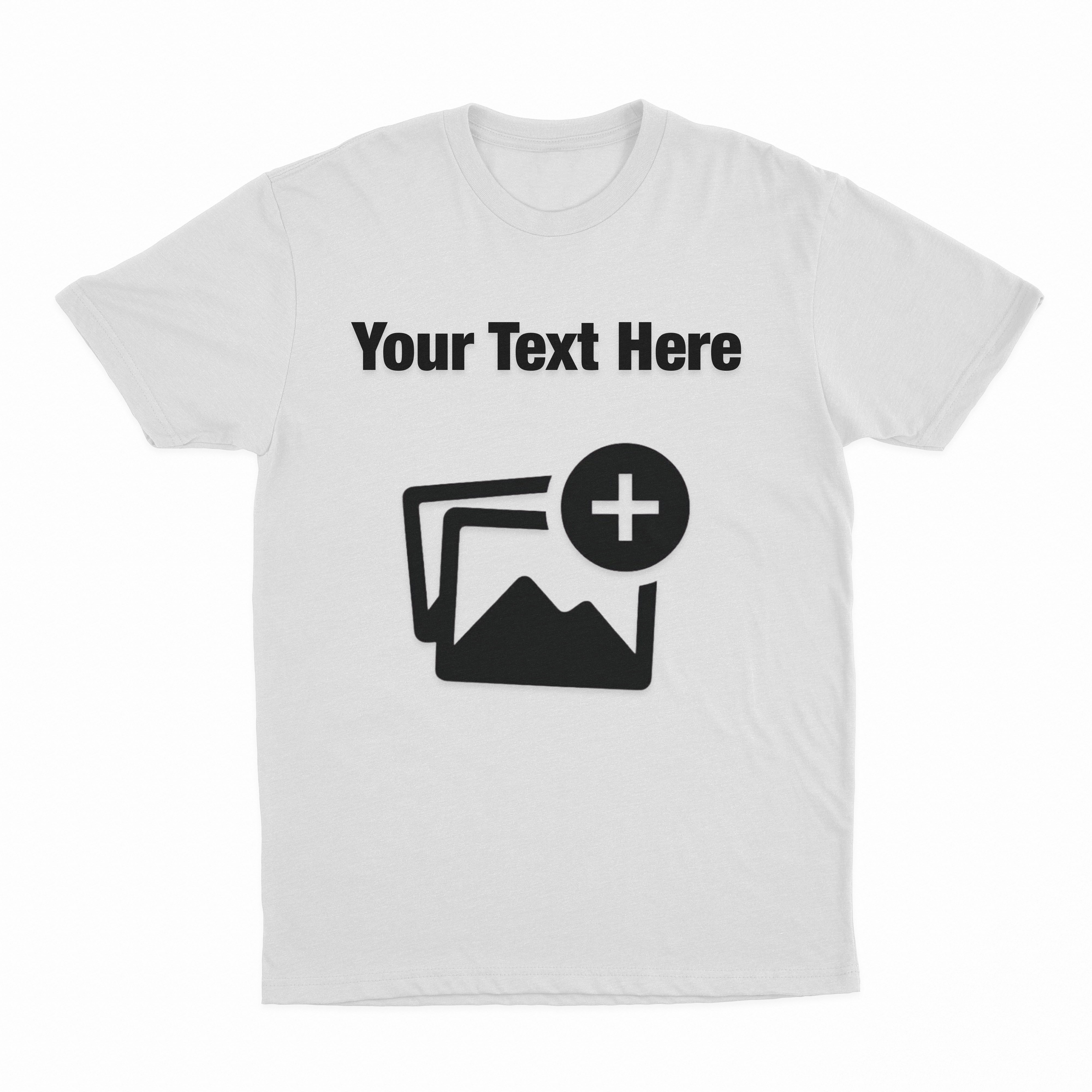 Custom Text & Photo T-Shirt