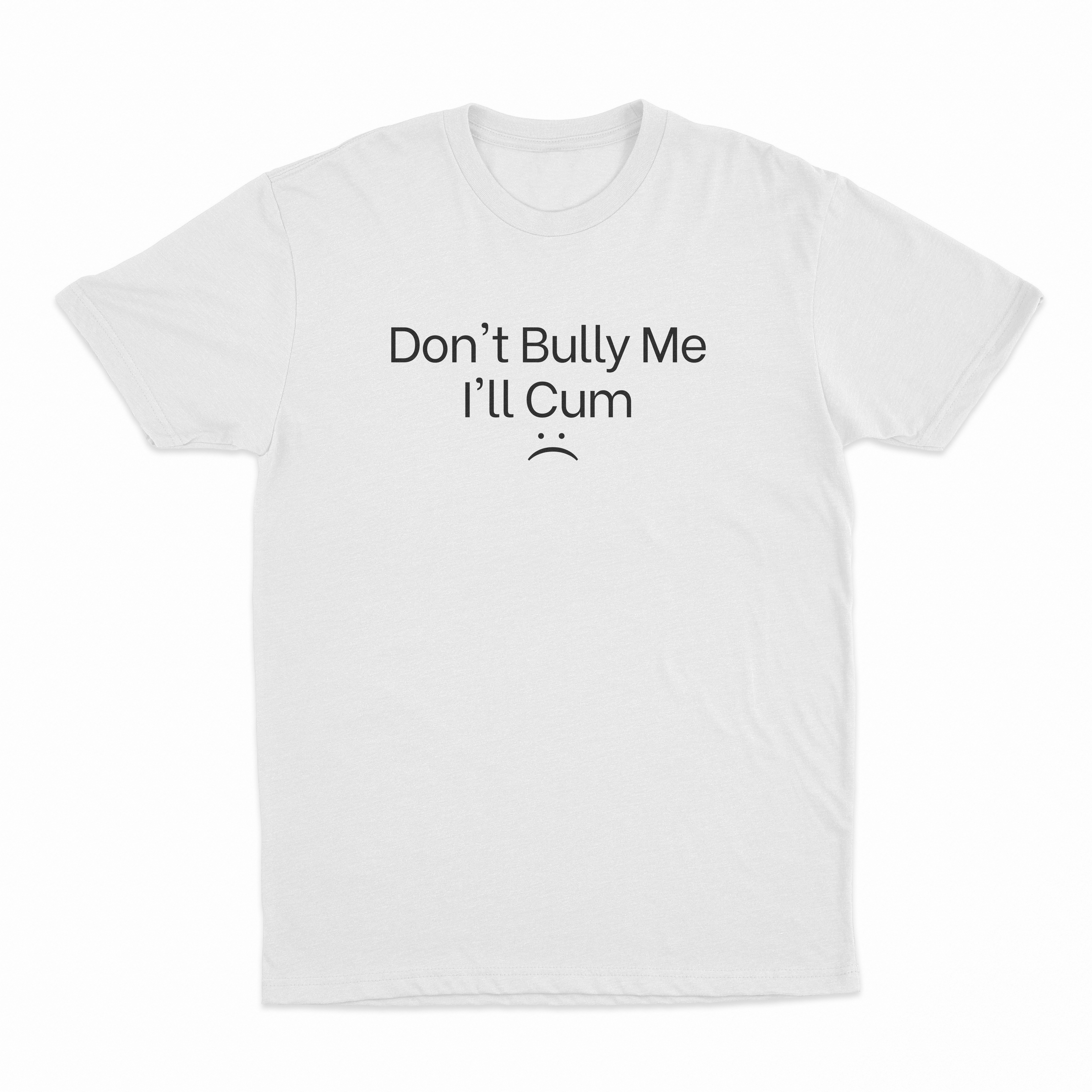 Don't Bully Me I'll Cum :( T-Shirt