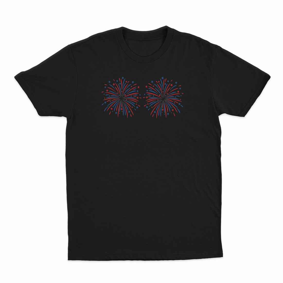 Fireworks Over Boobs T-Shirt