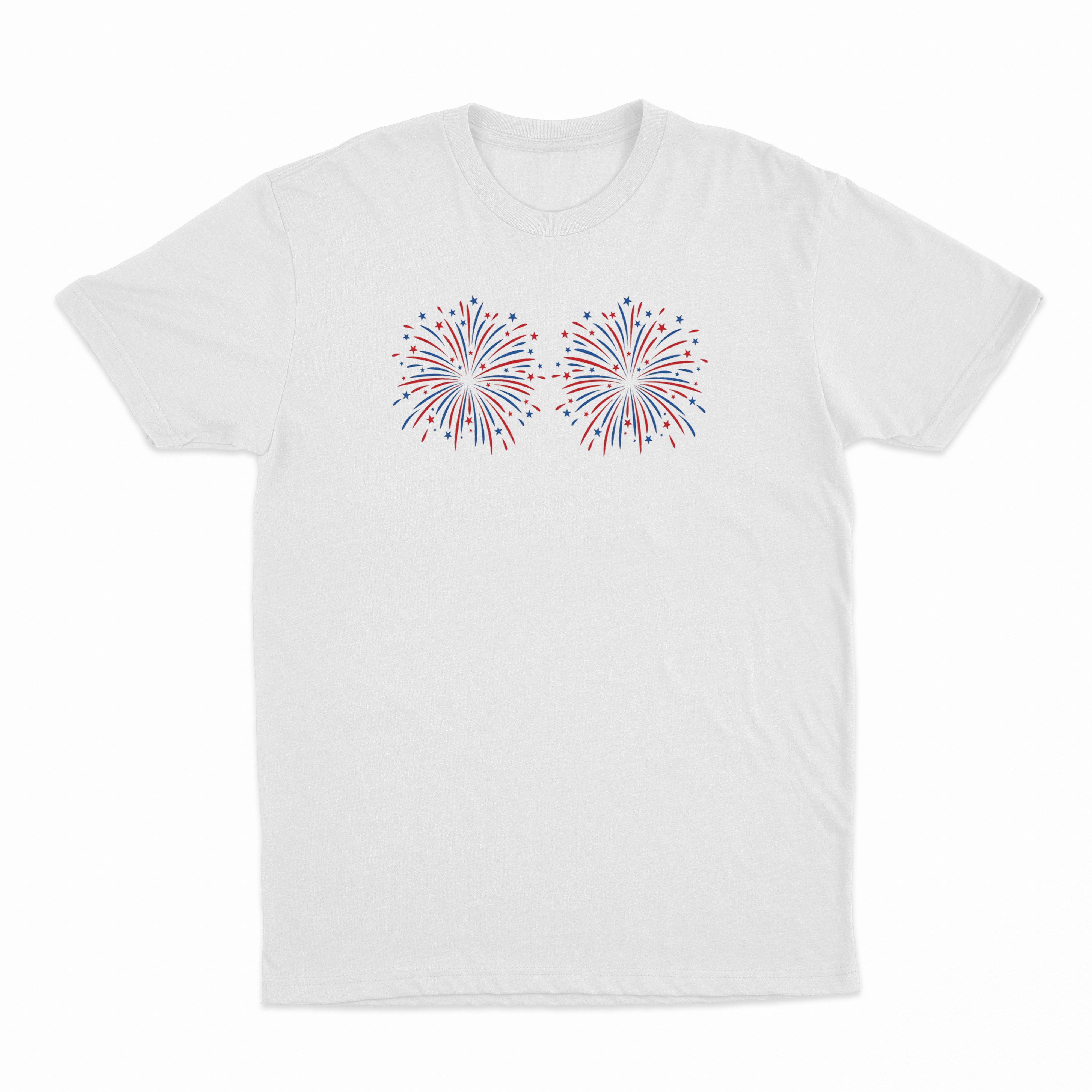 Fireworks Over Boobs T-Shirt