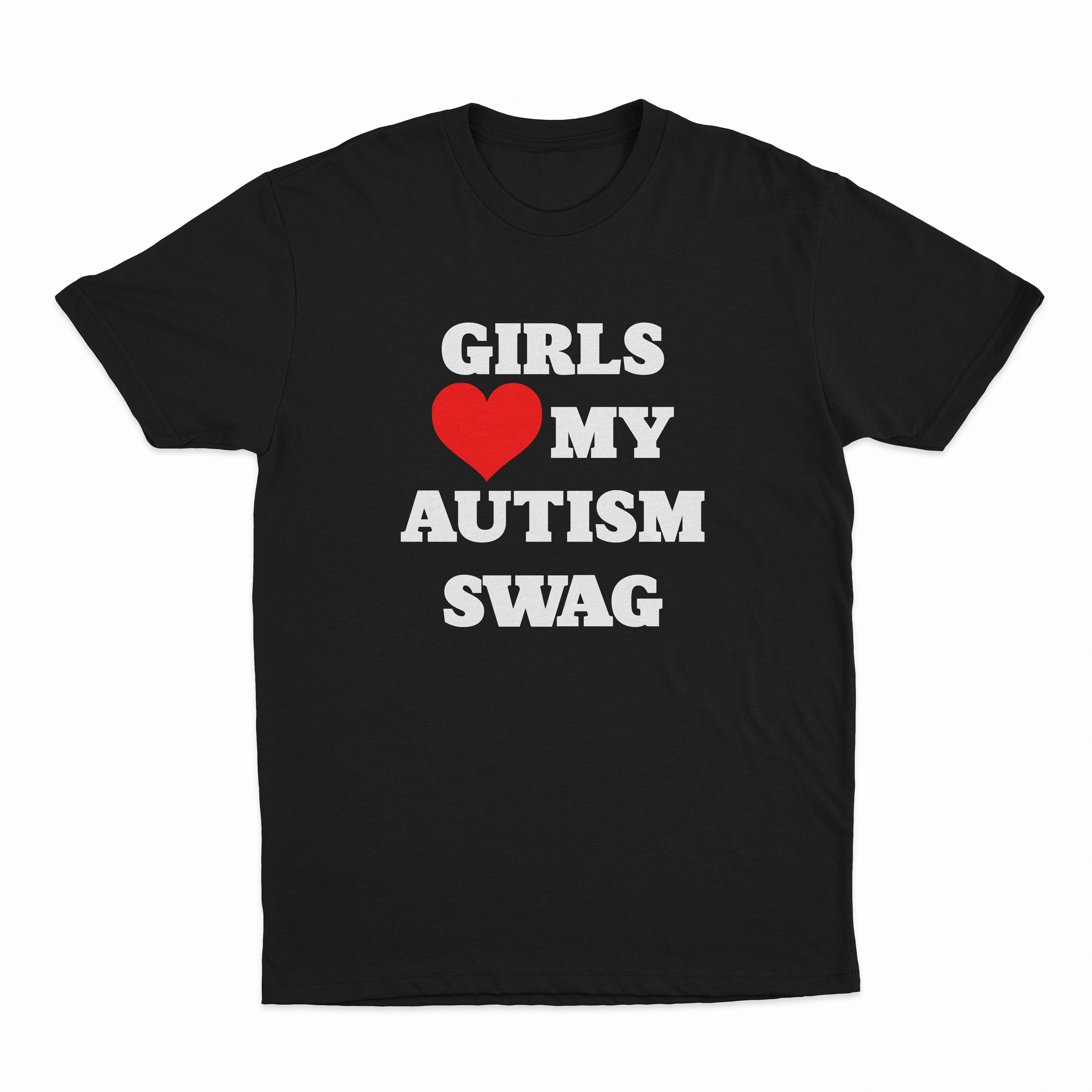 Girls Heart My Autism Swag T-Shirt