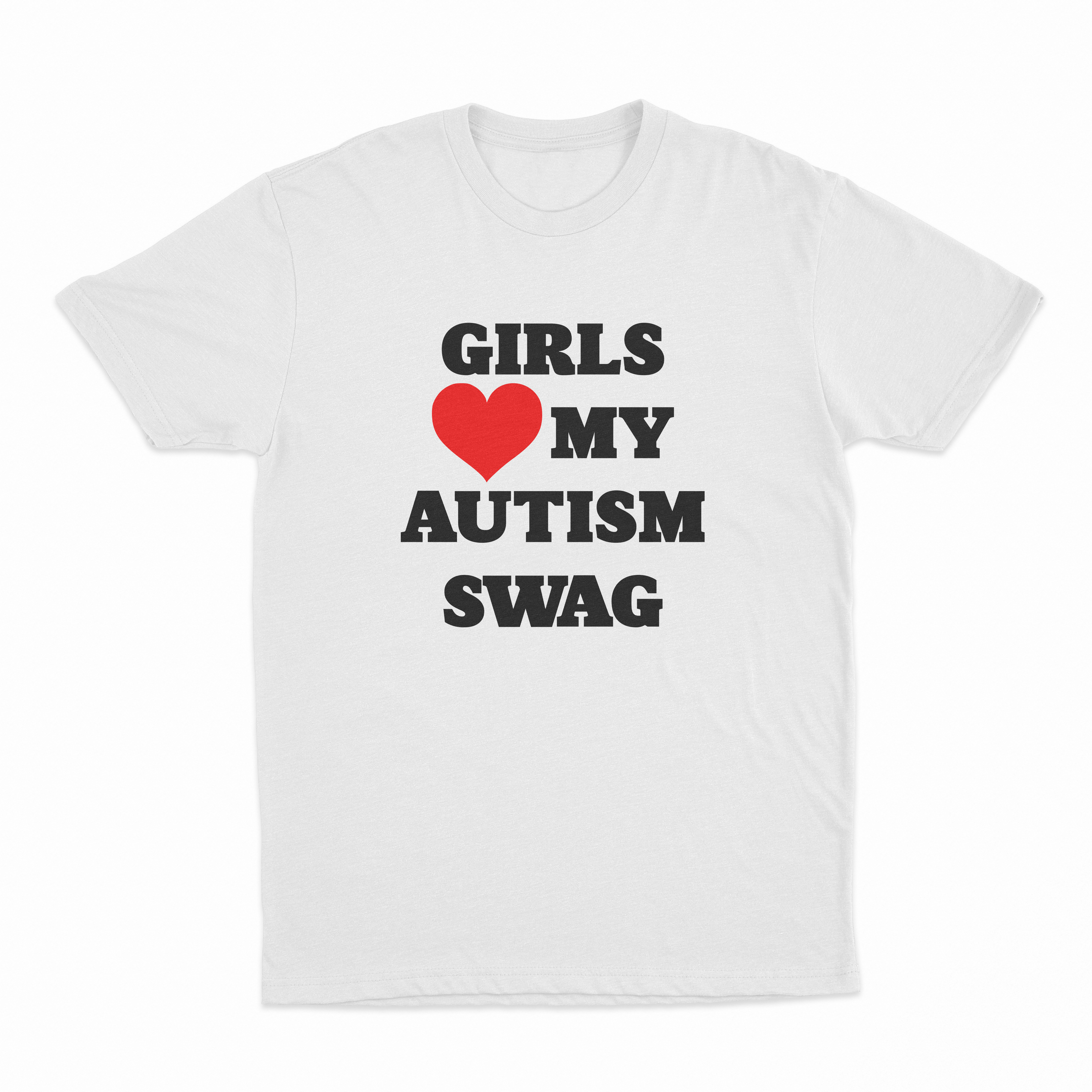 Girls Heart My Autism Swag T-Shirt