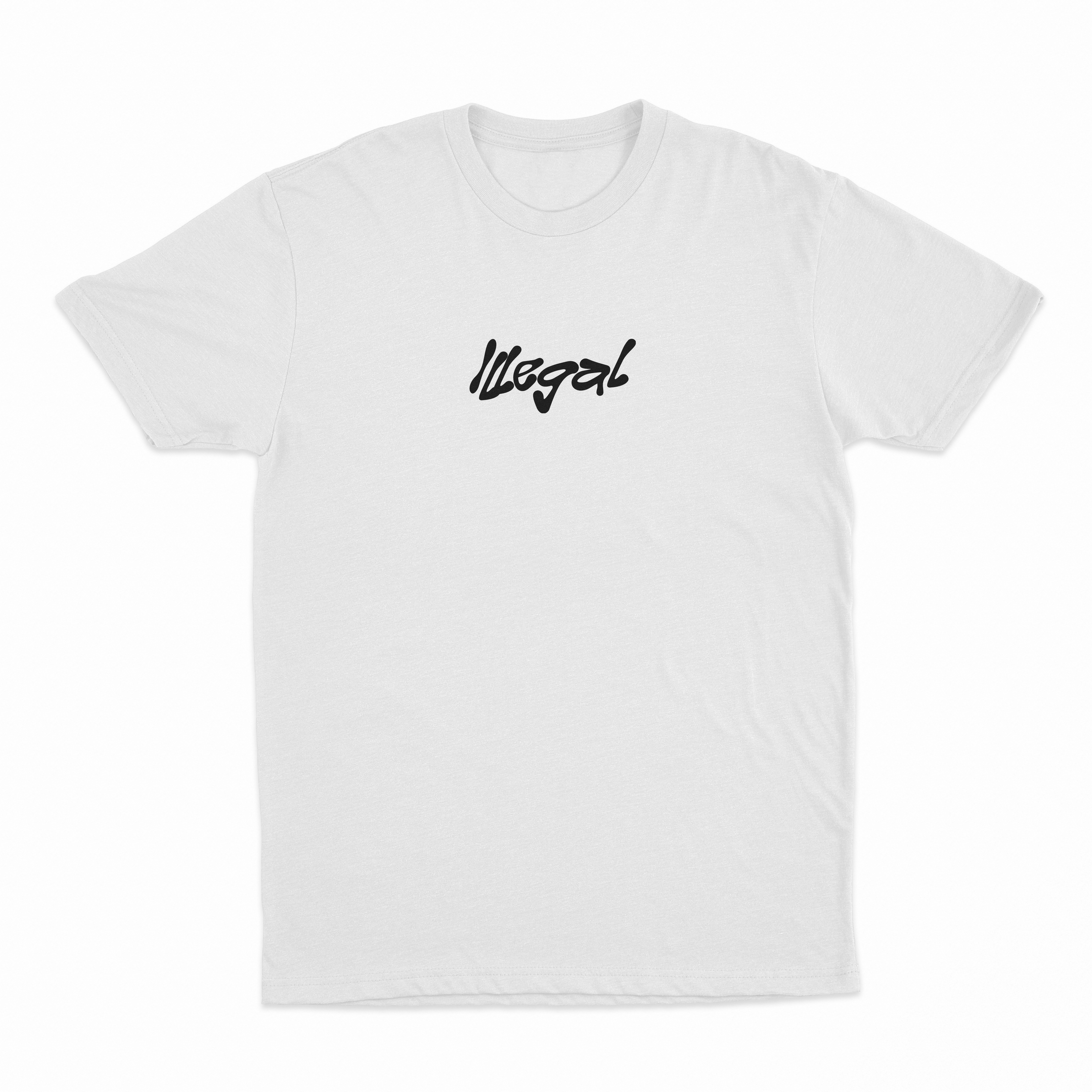 I Love Two Things T-Shirt (Backprint)