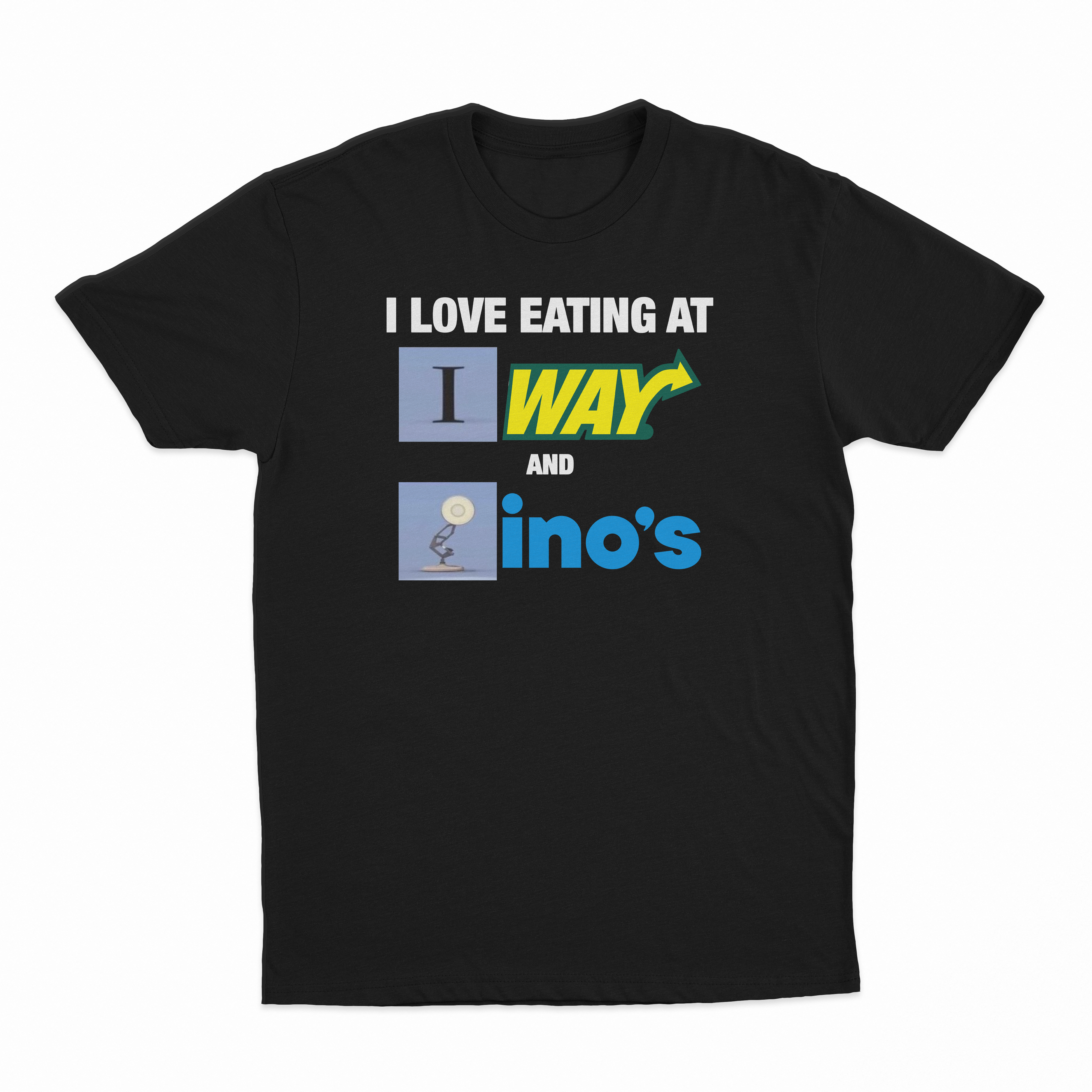 I Love Eating At Subway And Dominos T-Shirt