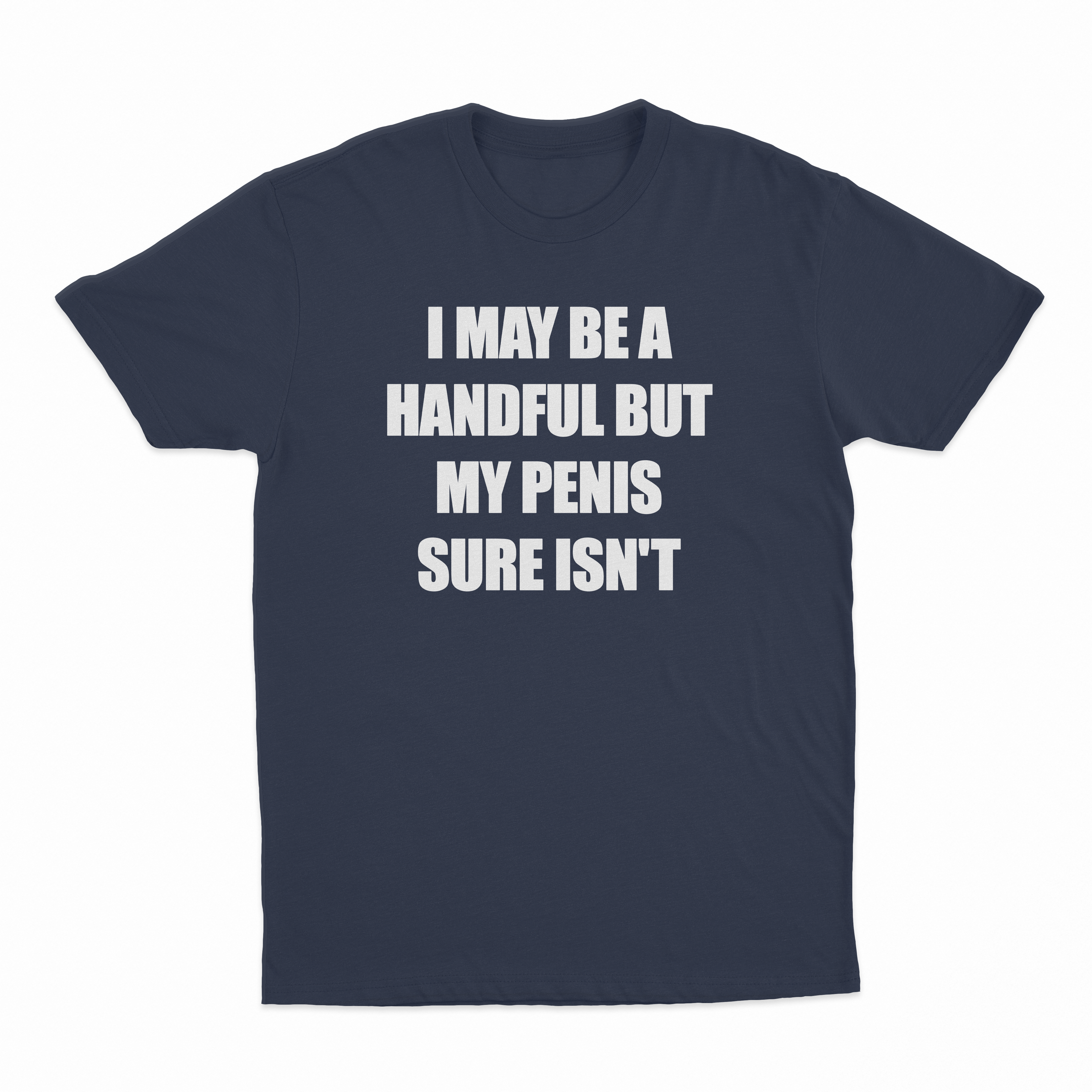 I May Be A Handful But My Penis Sure Isn't T-Shirt