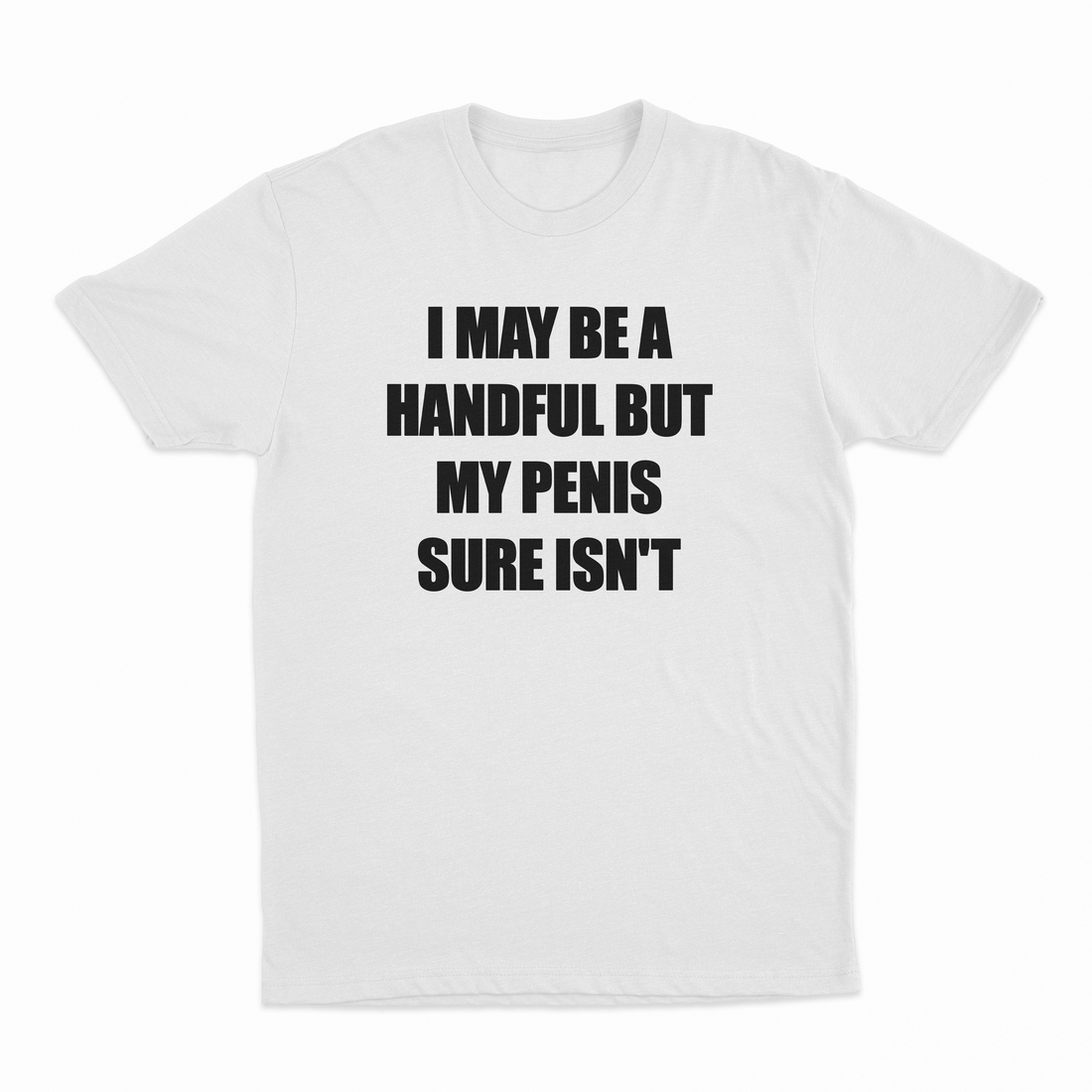 I May Be A Handful But My Penis Sure Isn't T-Shirt