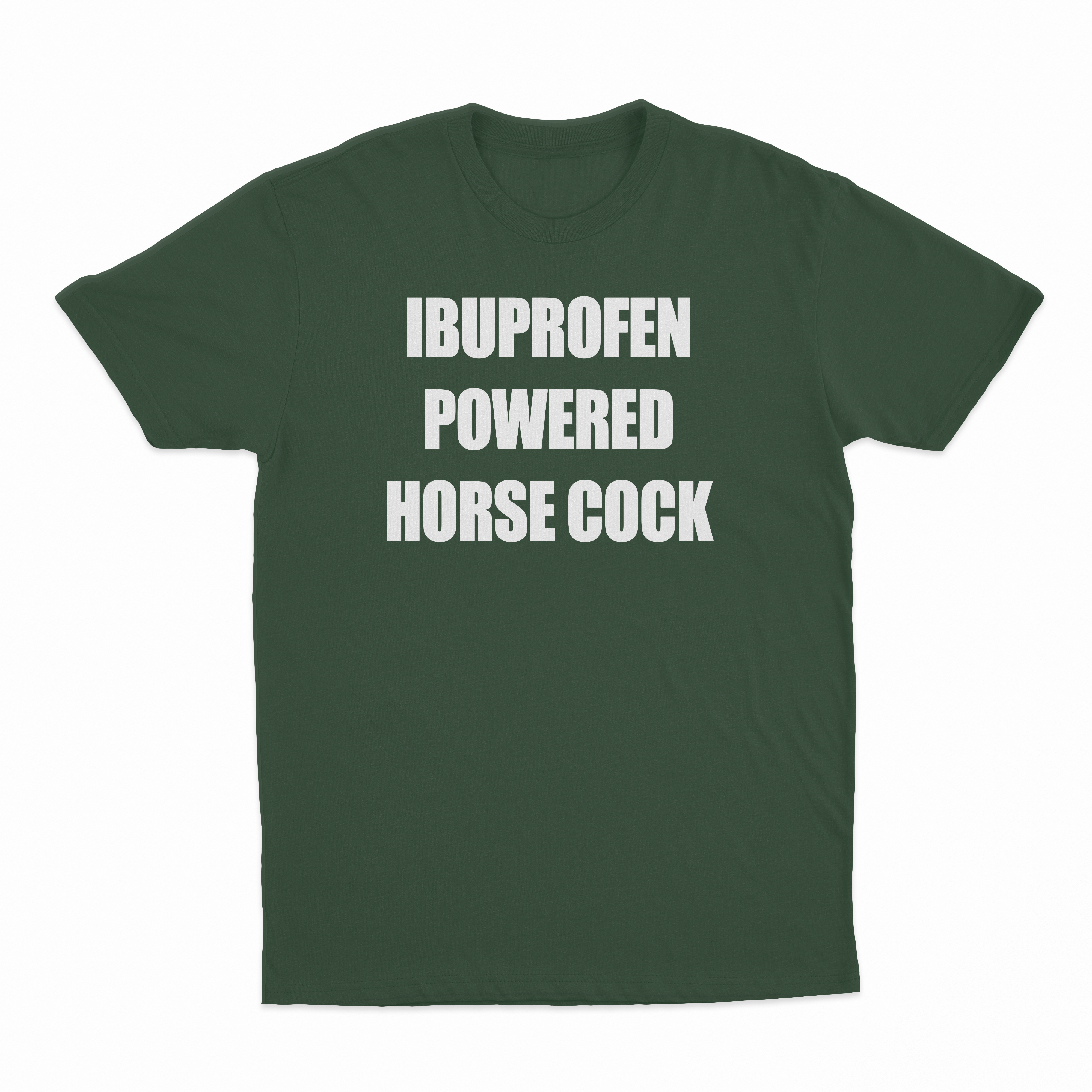 Ibuprofen Powered Horse Cock T-Shirt