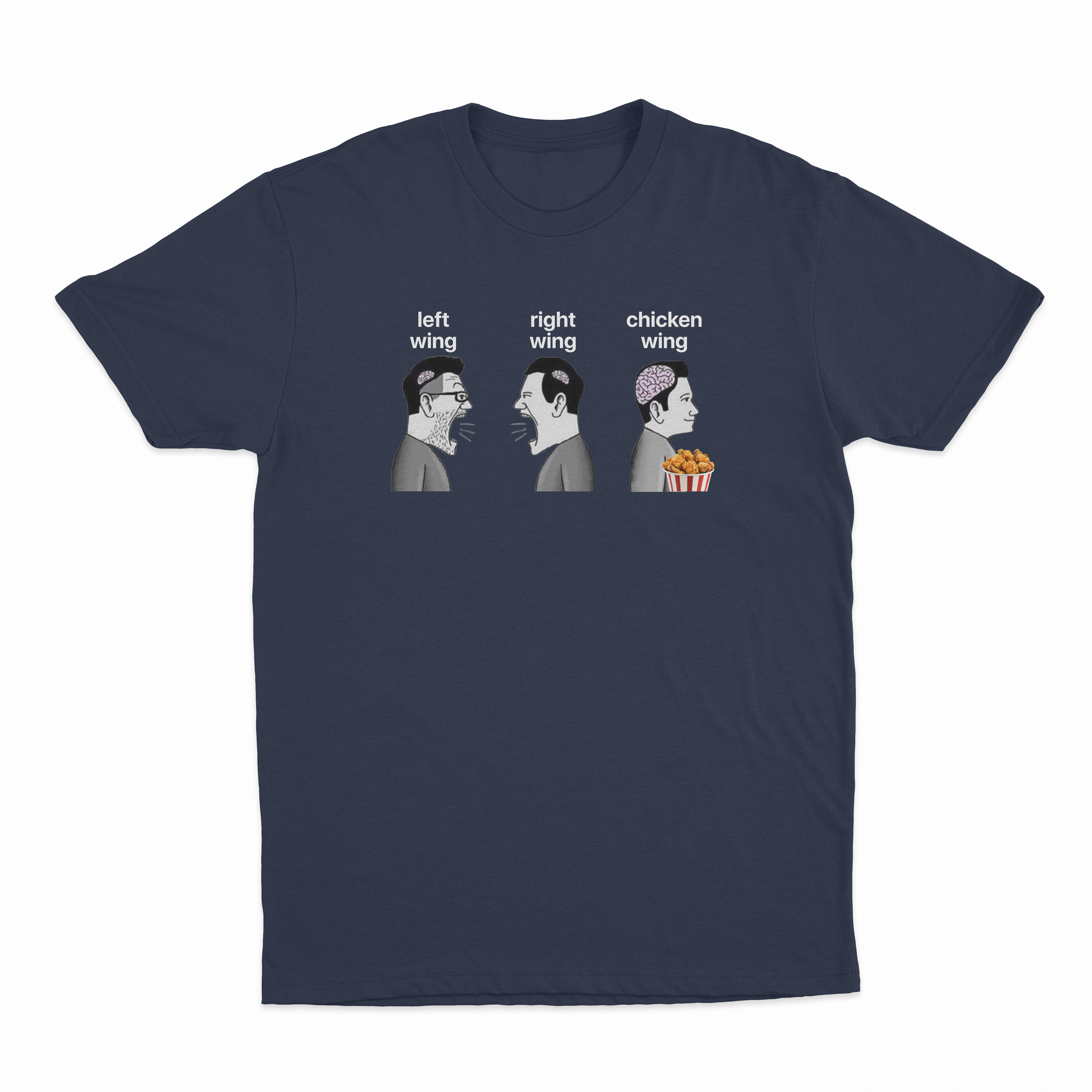 Left Wing Right Wing Chicken Wing T-Shirt