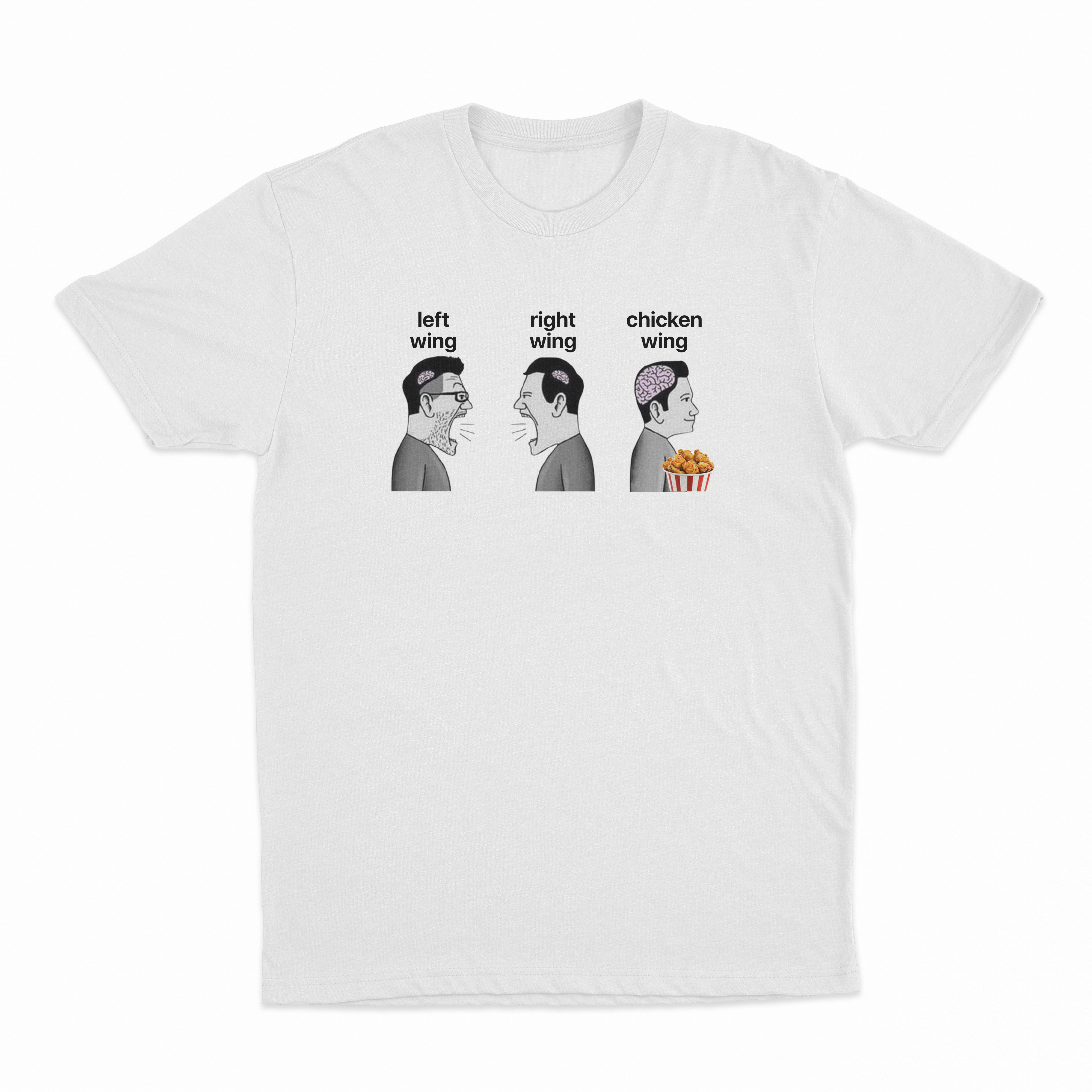 Left Wing Right Wing Chicken Wing T-Shirt