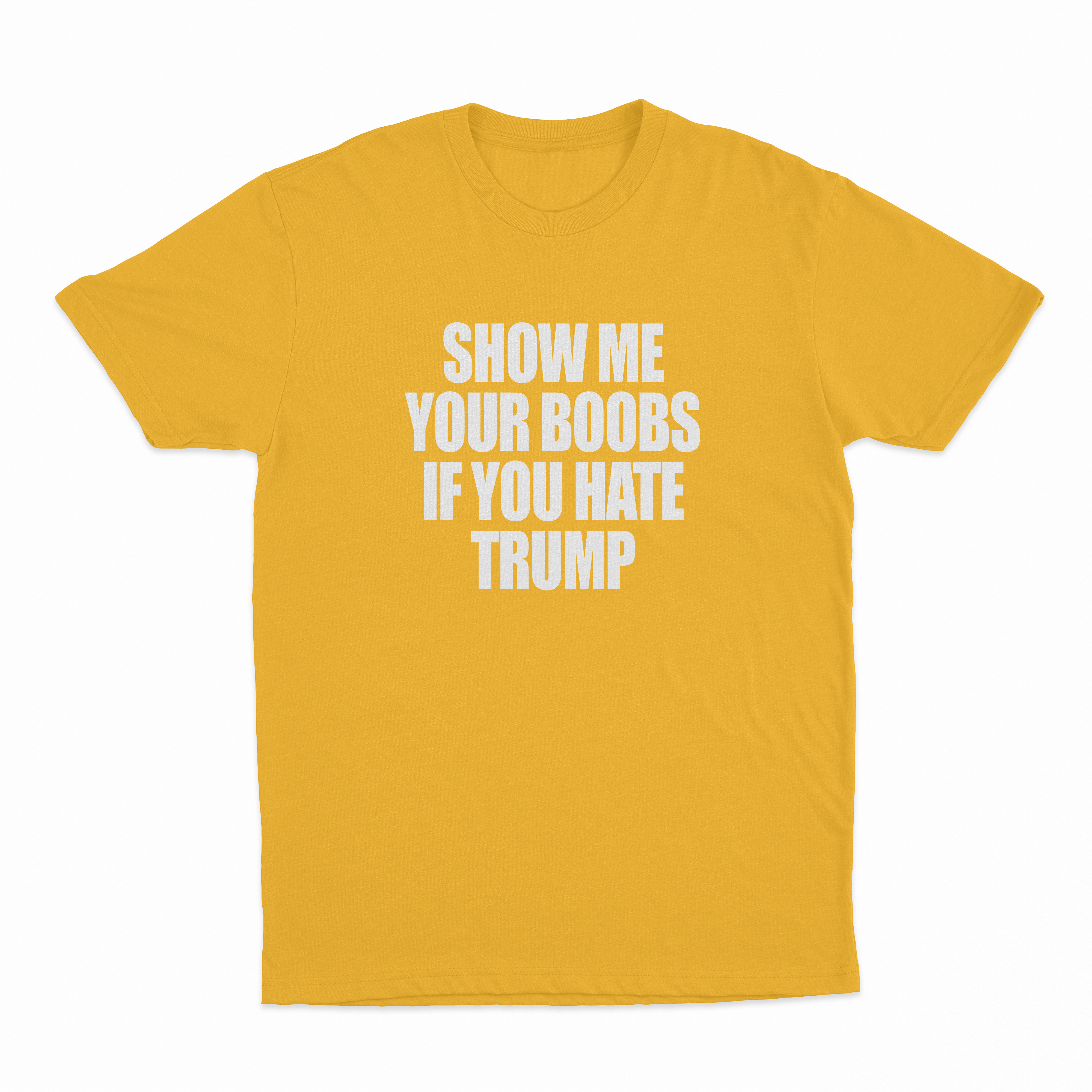 Show Me Your Boobs If You Hate Trump T-Shirt
