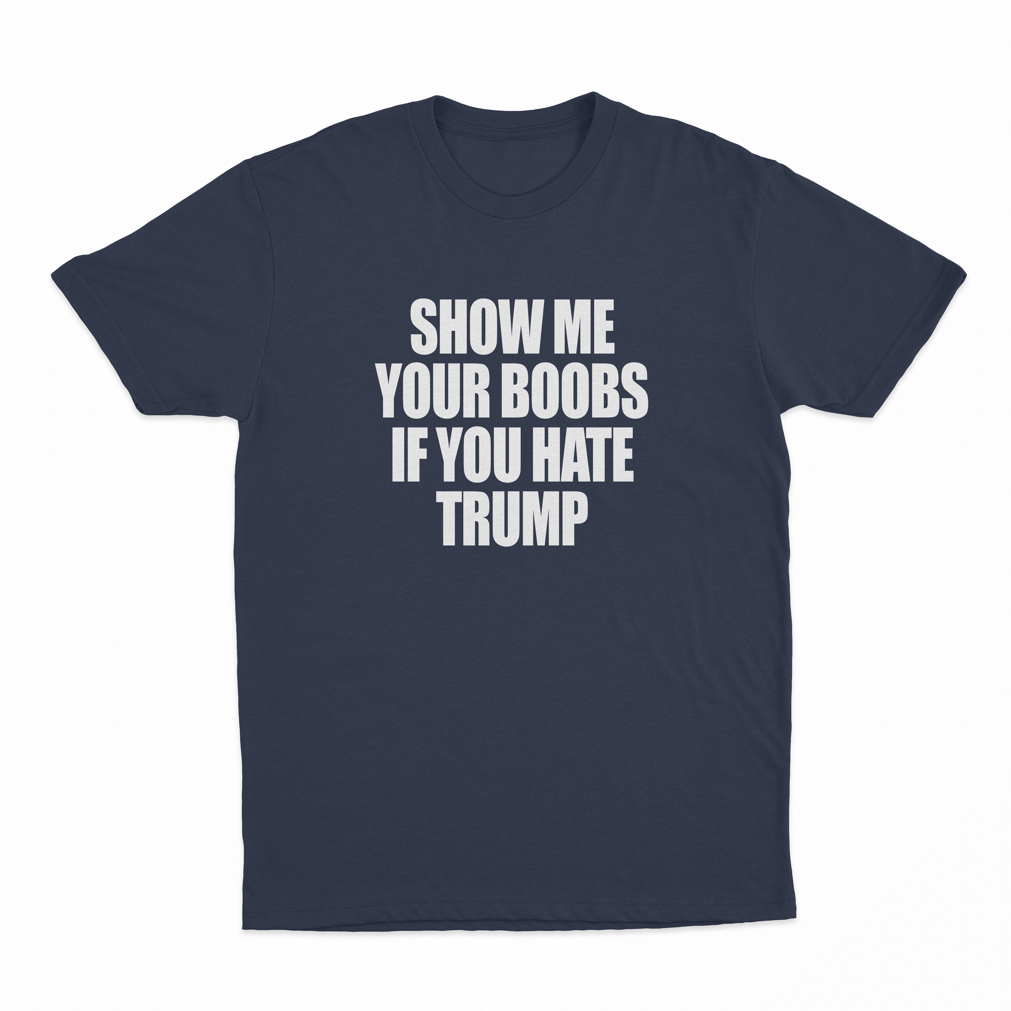 Show Me Your Boobs If You Hate Trump T-Shirt