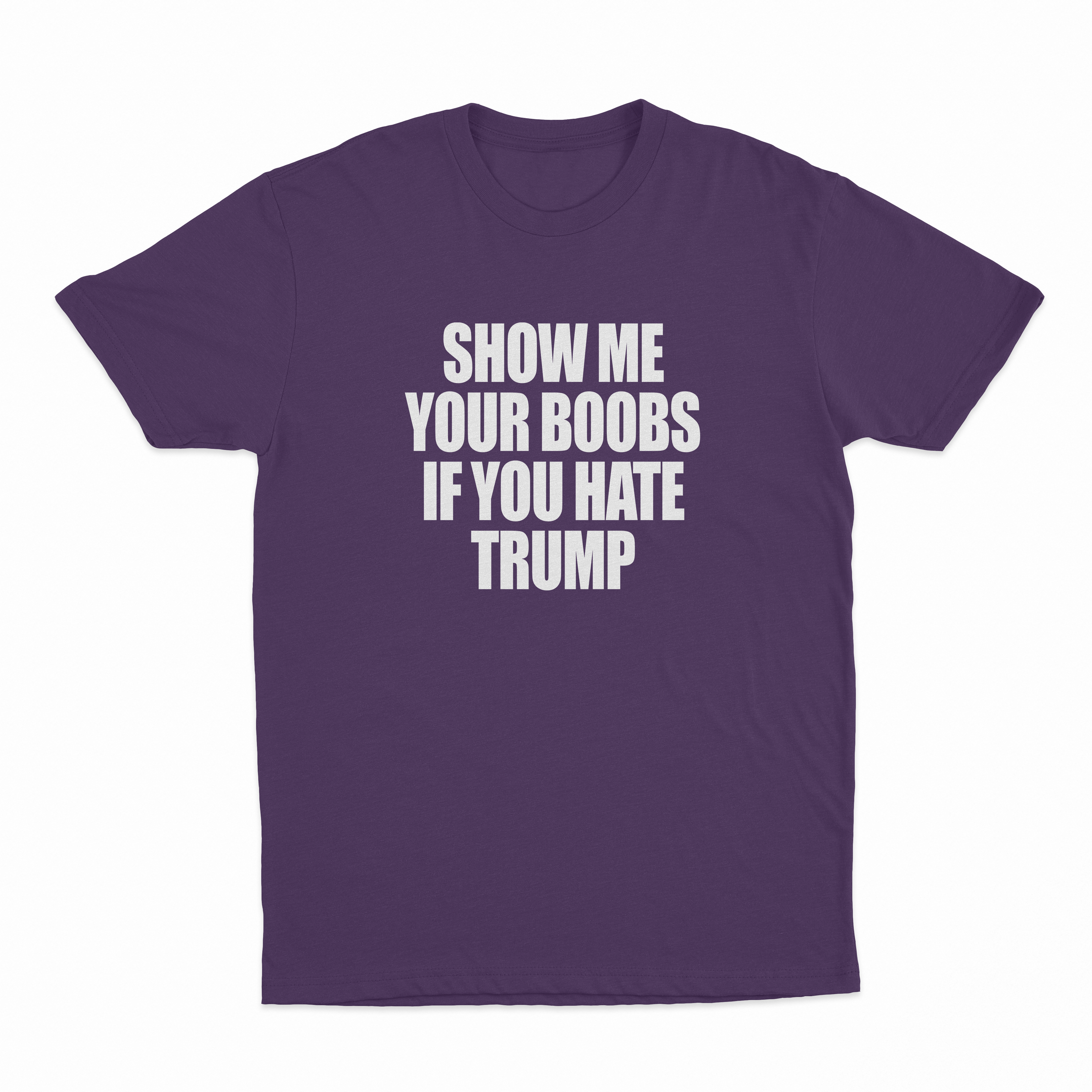 Show Me Your Boobs If You Hate Trump T-Shirt