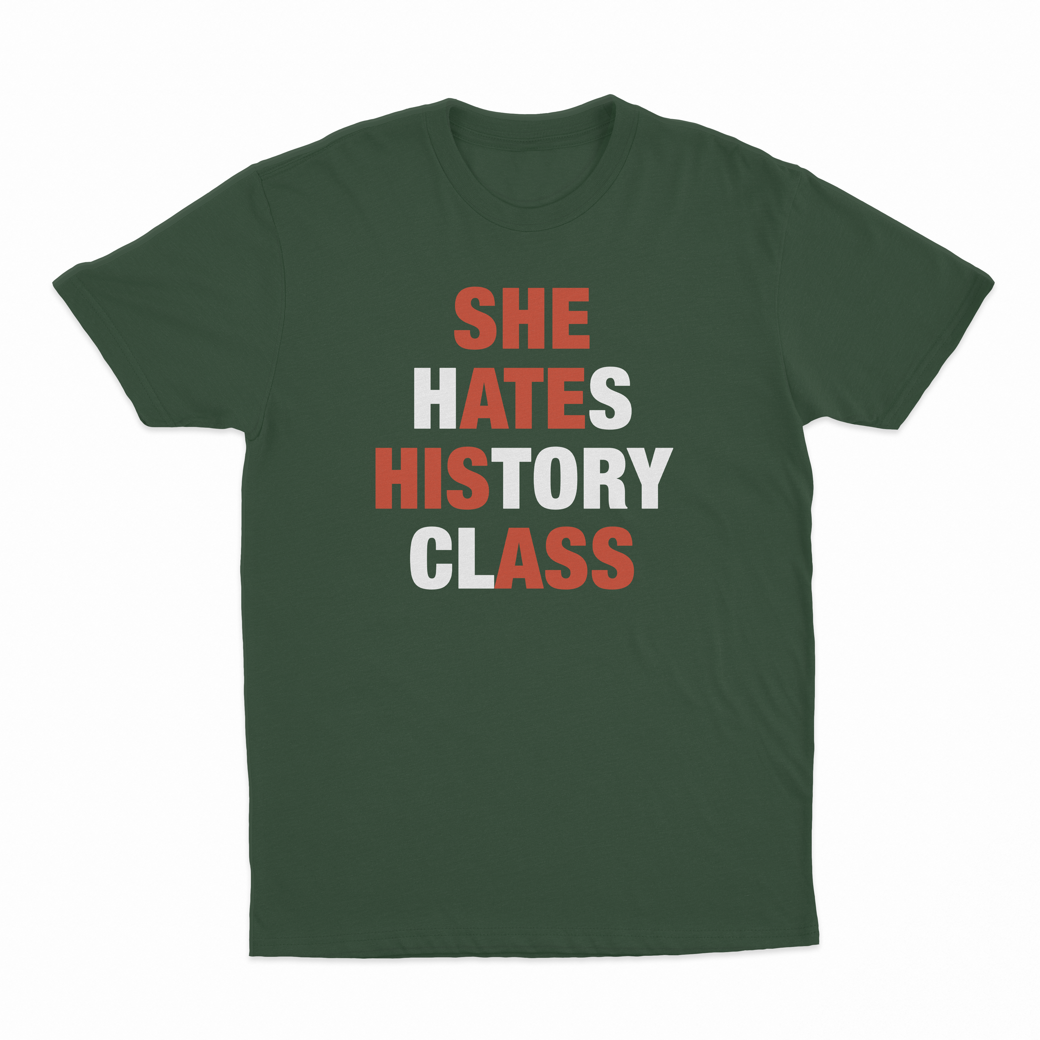 She Hates History Class T-Shirt