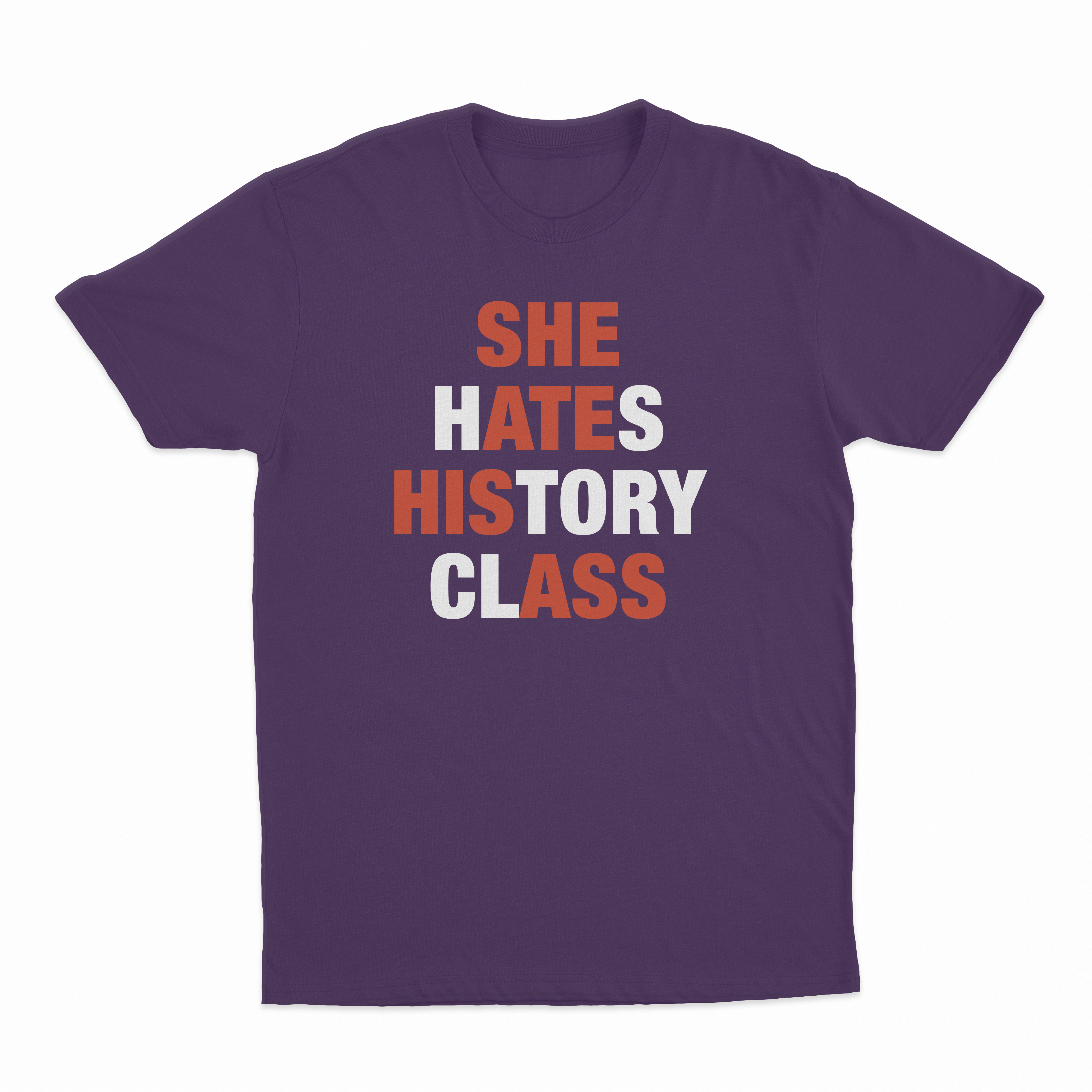 She Hates History Class T-Shirt
