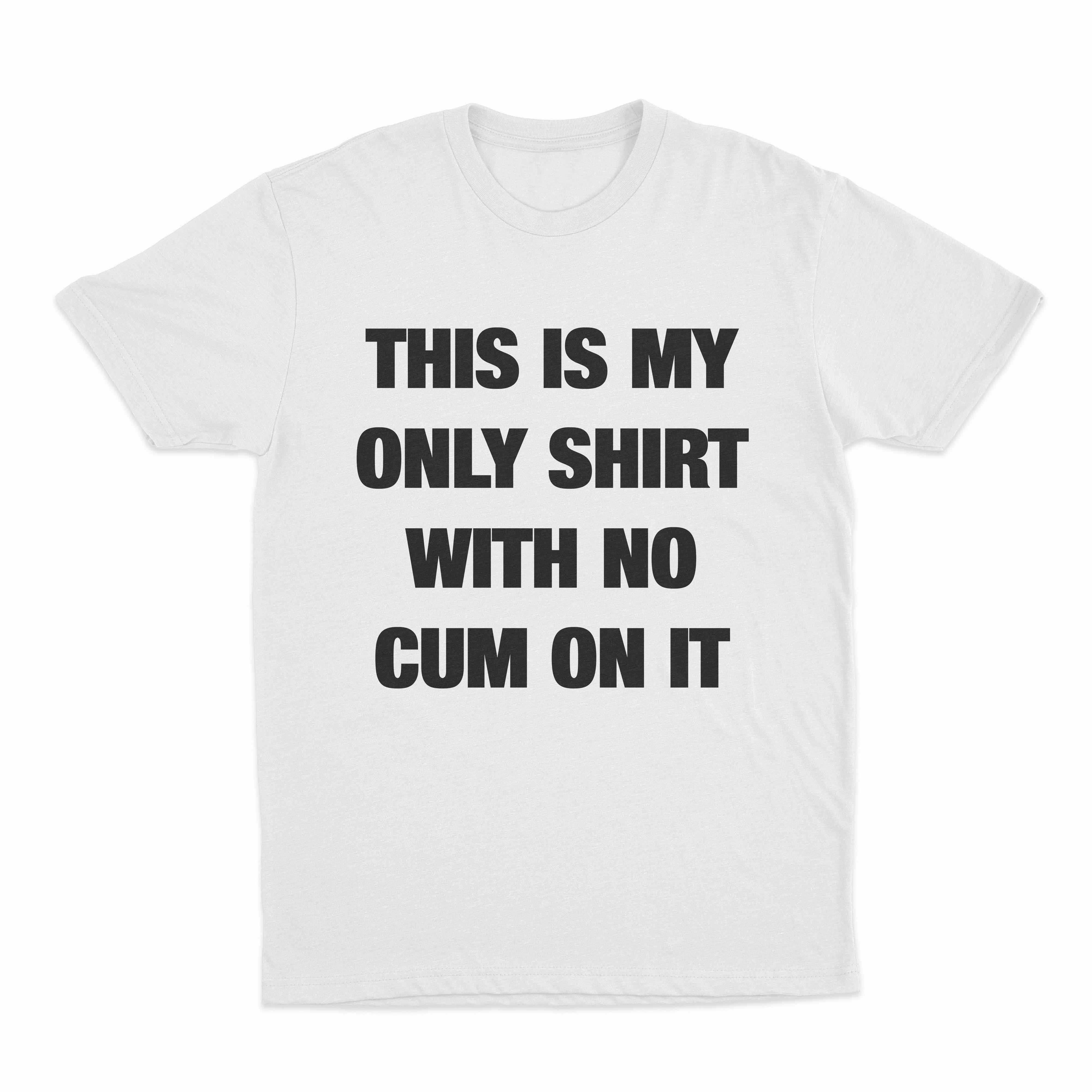 This Is My Only Shirt With No Cum On It T-Shirt