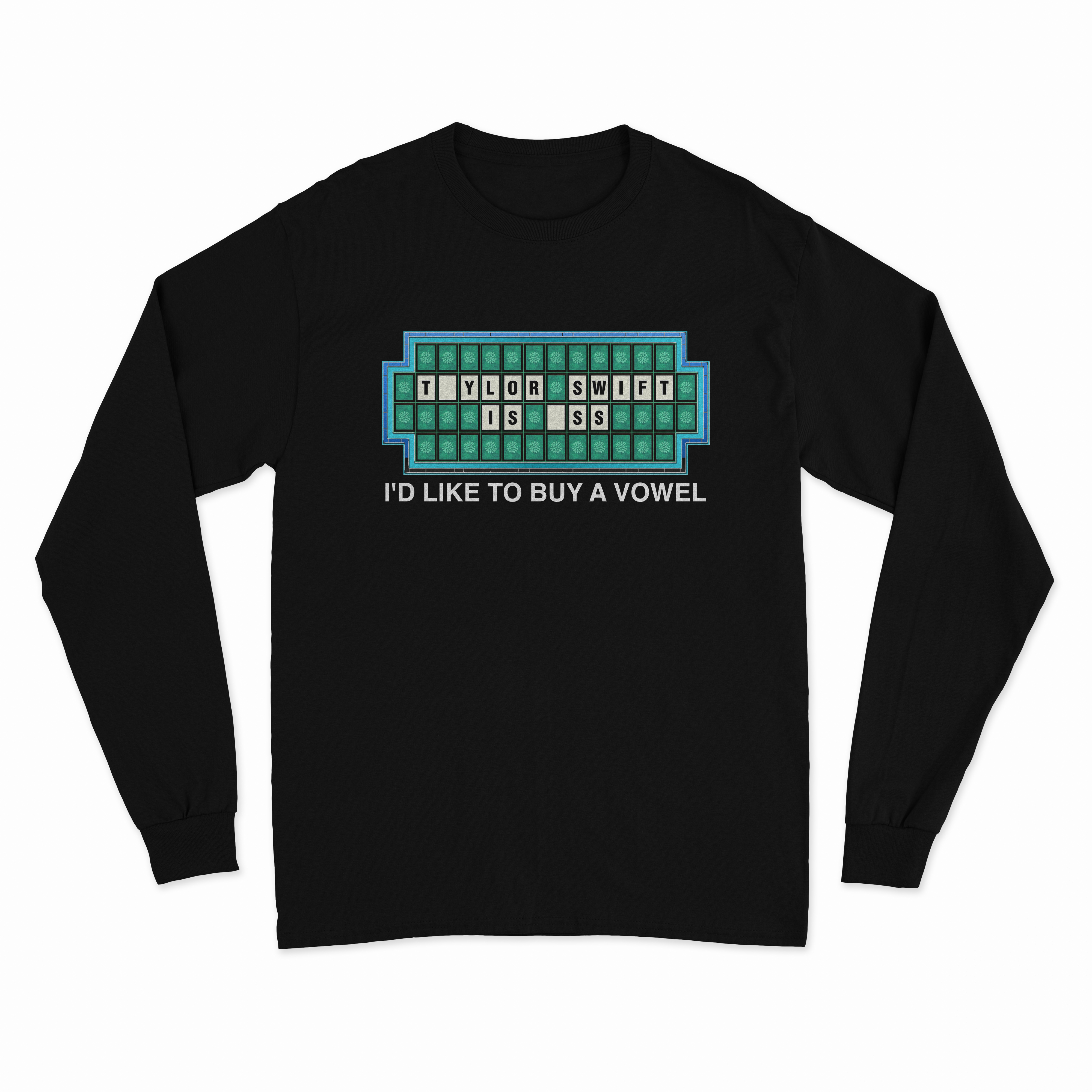 I'd Like To Buy A Vowel Long Sleeve T-Shirt